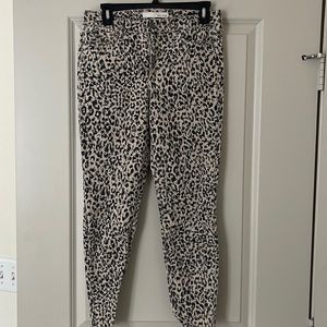 Ella Moss cheetah print pant, size 27
